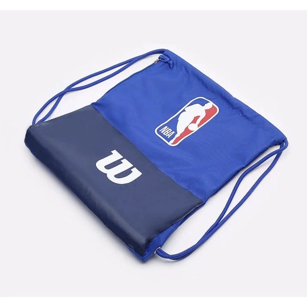 Wilson NBA Drv Basketball Bag Backpack Sack Royal Blue NEW